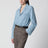 Camicia Cassandre in chambray grigia azzurra