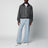 Giacca a righe in lana e mohair Desert/Grey