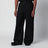 Black cotton twill chino trousers