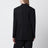 Giacca monopetto in lana grain de poudre nera