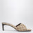 Double G slider sandals in GG canvas in vintage sand
