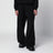 Pantalone jogging nero con stampa logo