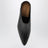 Gondola studded woven leather clogs, black