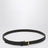 Ceinture Solo en cuir tressé espresso