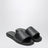 Schwarze Generation Slider-Sandalen aus GG-Canvas