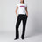 T-shirt Messy Spray in cotone bianco