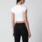 T-shirt Messy Spray in cotone bianco