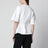 T-shirt Shaped in jersey di cotone bianco