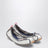 Ivory/grey Ballet sneakers in technical fabric