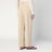 Lilas light khaki cotton and linen trousers