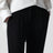 Pantaloni sartoriali slim in lana stretch neri