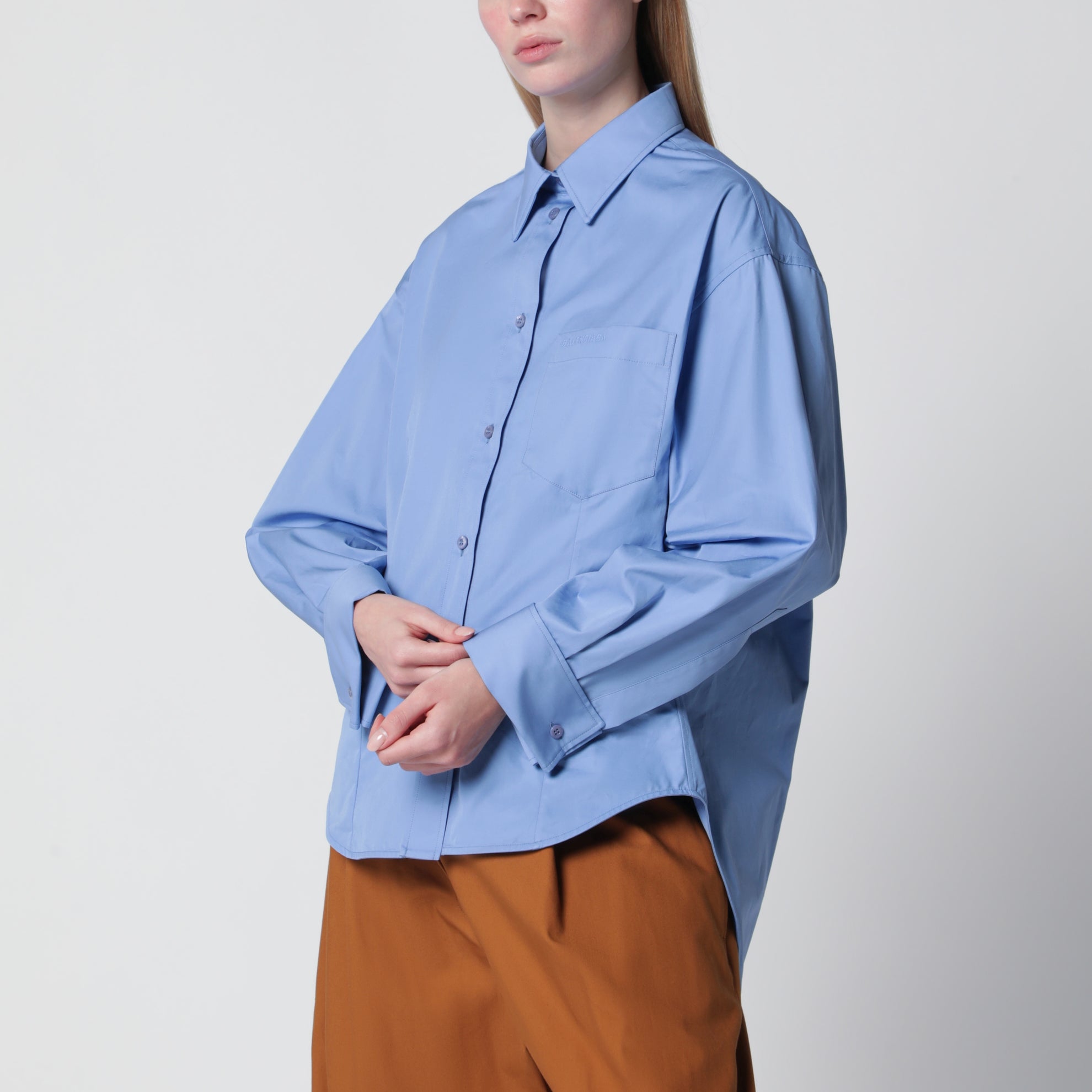 Light blue cotton shirt