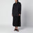 Train black shirt in cotton and silk