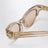 Angle cat-eye sunglasses in recycled acetate, brown