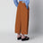 Camel-colored cotton trousers