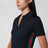 Abito in jersey di cotone blu con dettaglio Web