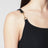 Top en jersey crêpe de viscose avec mors noir