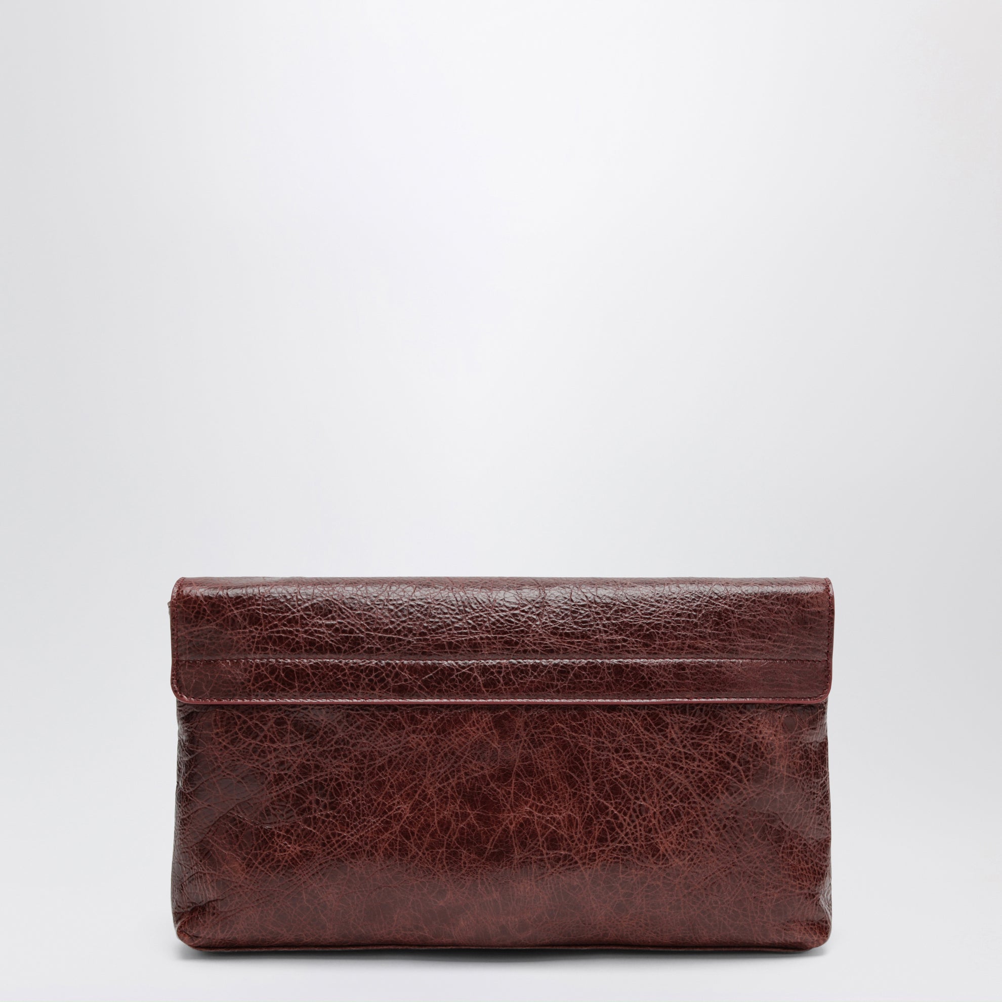 Le City pouch in Merlot leather