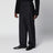 Pantalone ampio nero e grigio in seta
