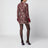 Pepin mini dress in metallic lace