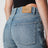 Jeans dritti blu in denim
