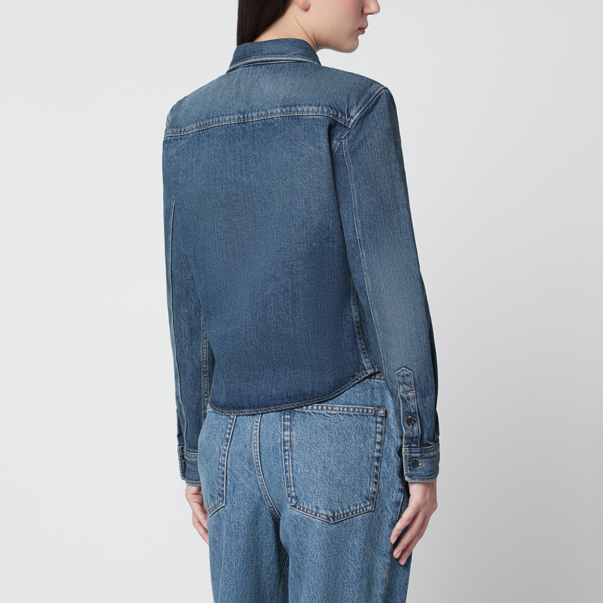 Camicia Cassandre blu in denim
