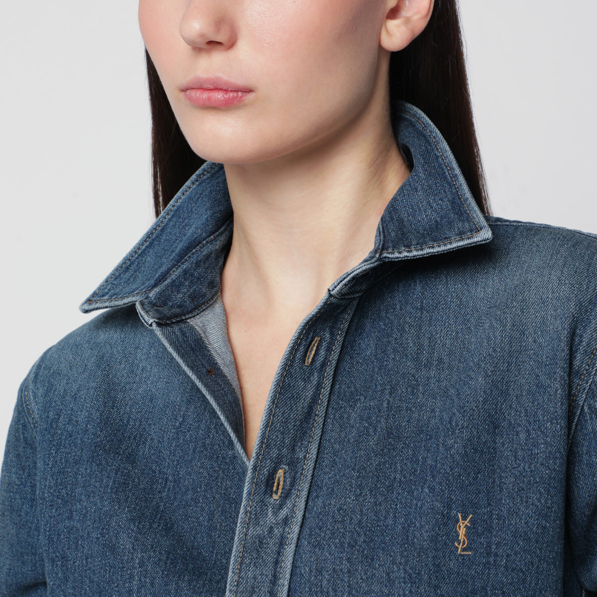 Camicia Cassandre blu in denim