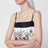 Robe blanche et noire en twill de soie