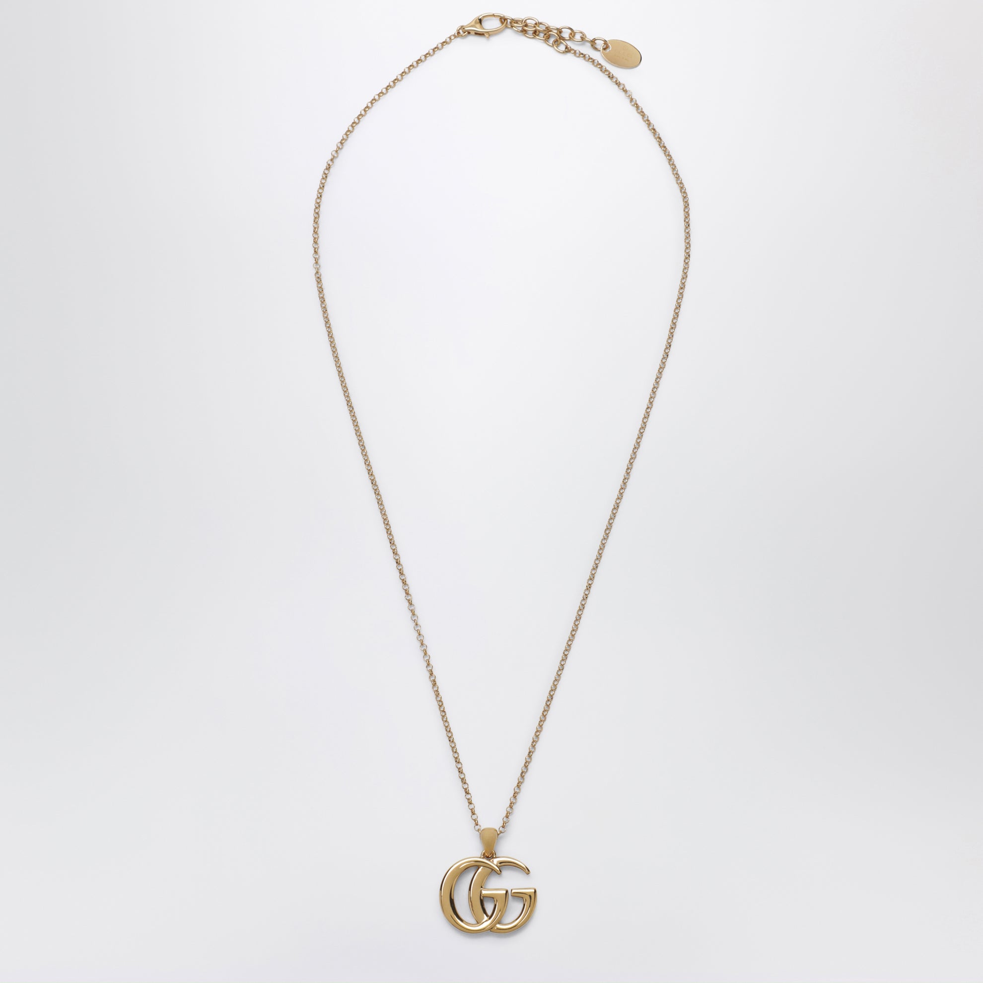Collana GG Marmont con pendente Doppia G dorata