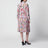 Hemdblusenkleid aus Seide mit Flora-Print, rosa
