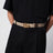 Cintura reversibile Cut GG Marmont sabbia/marrone scuro
