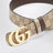 Cintura reversibile Cut GG Marmont sabbia/marrone scuro