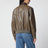 Wader Green Glossy Leather Jacket