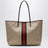 Große Tribeca Shoppingtasche aus GG-Gewebe in Braun