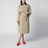 Trench en coton couleur Sahara