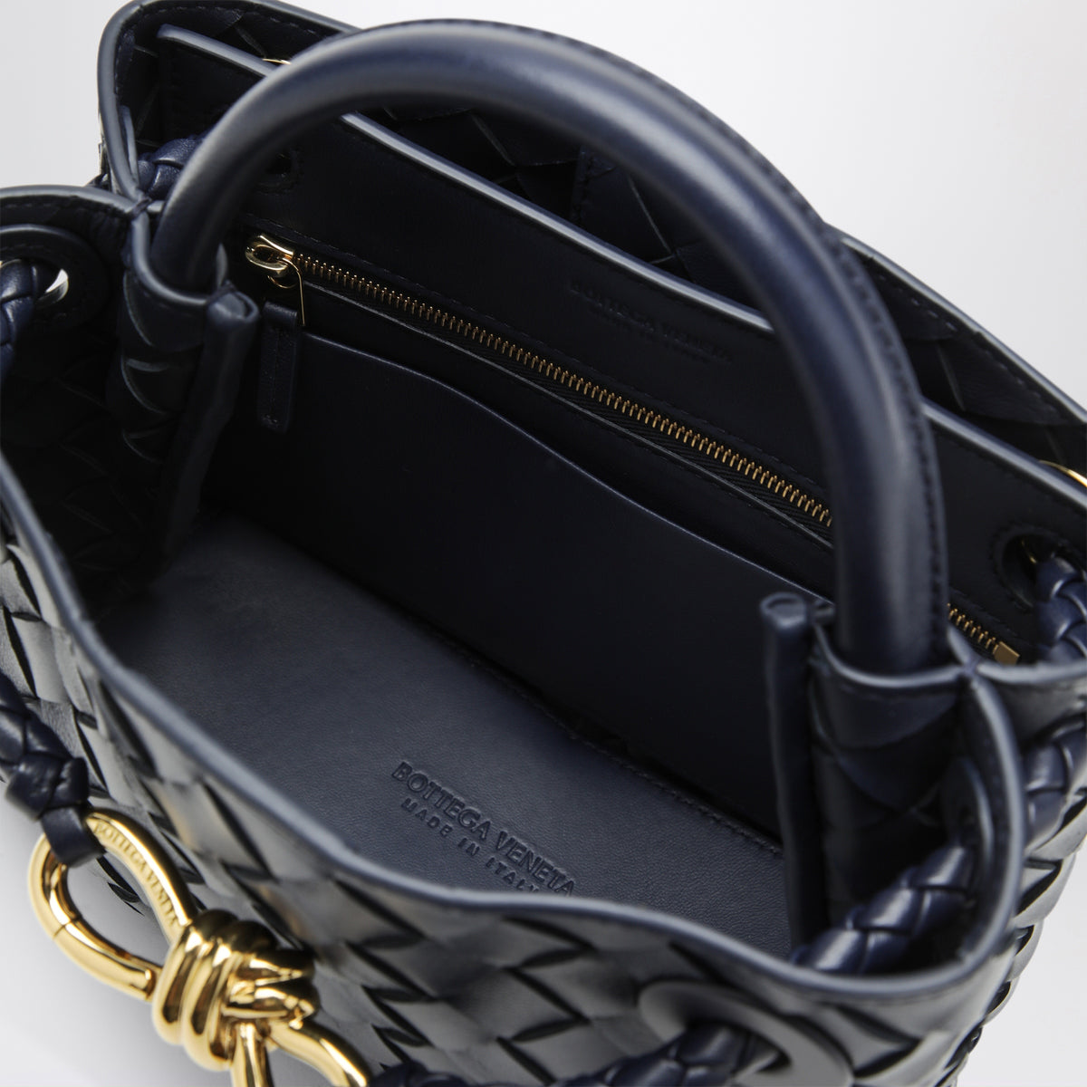 Mini Andiamo Petrol-Ledertasche