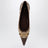 Savoy Ballerinas aus GG-Gewebe und Leder in Beige Sand/Braun