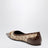 Savoy Ballerinas aus GG-Gewebe und Leder in Beige Sand/Braun
