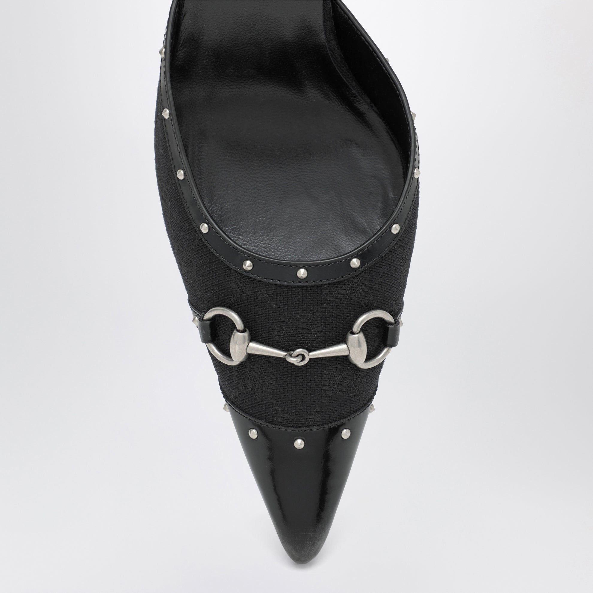 Savoy black GG fabric pumps