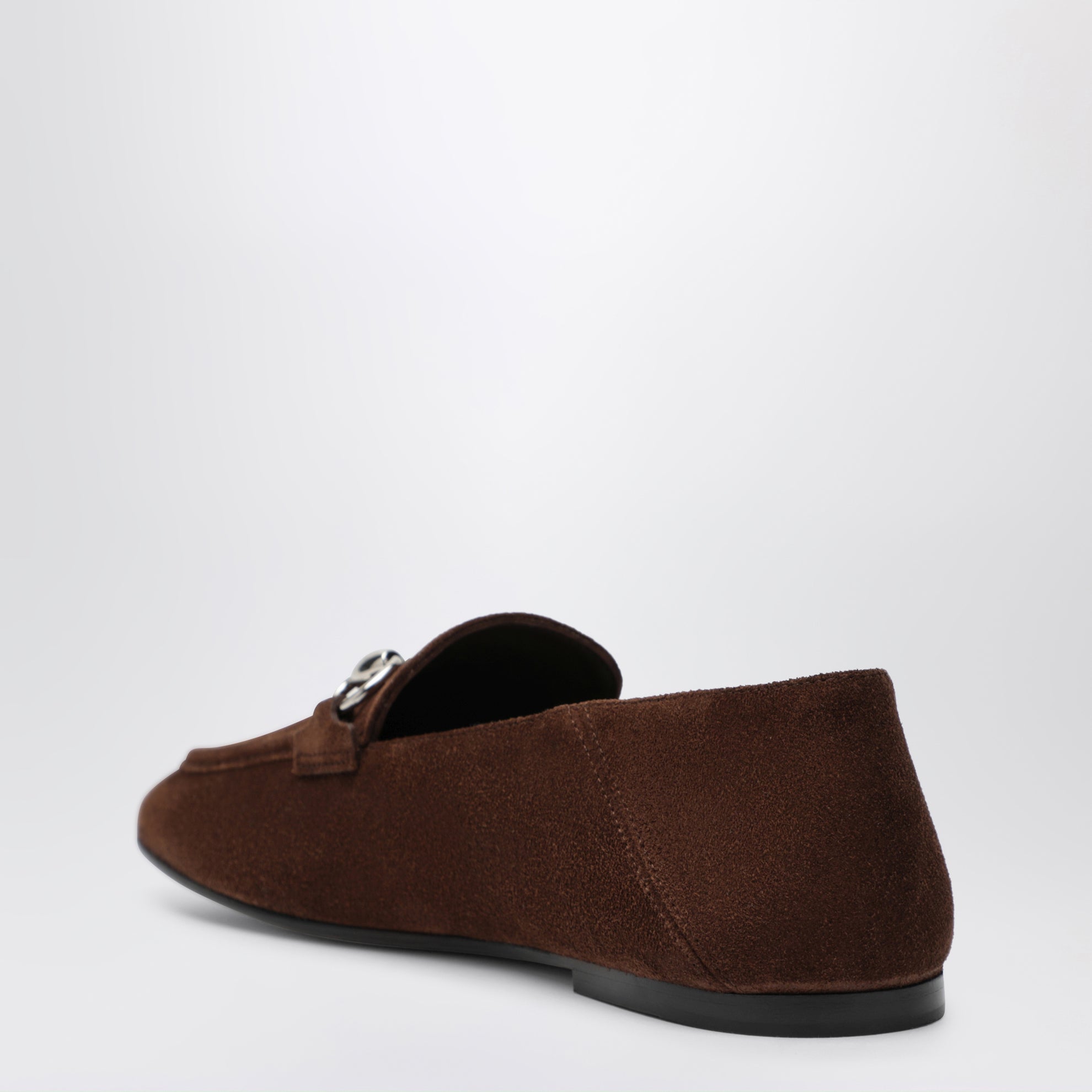 Mocassin Jordaan Soft en daim marron foncé