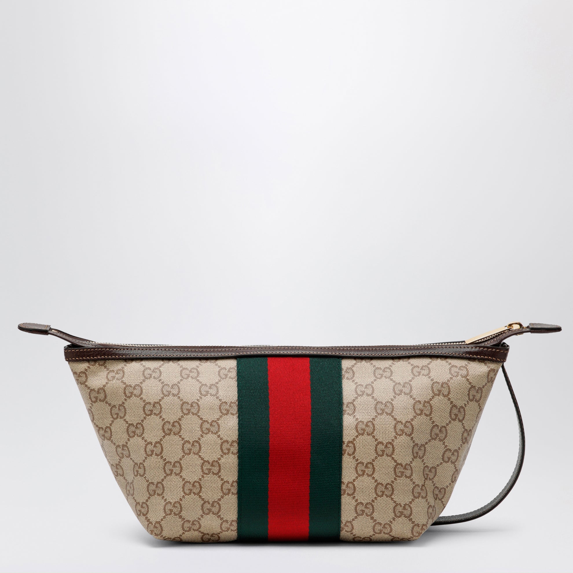 Kosmetiktasche aus beigem GG Supreme-Stoff