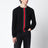 Maglione nero con motivo Web in cashmere