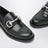 Mocassins Boulevard en cuir noir