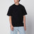 T-shirt noir en jersey de coton