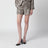 Shorts aus Seidentwill mit GG-Print in Beige