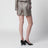 Shorts aus Seidentwill mit GG-Print in Beige