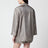 Camicia in twill di seta con stampa GG beige