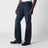 Baumwoll-Denimhose mit Webband in Blau