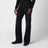 Pantalone in denim di cotone con nastro Web nero