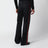 Pantalone in denim di cotone con nastro Web nero